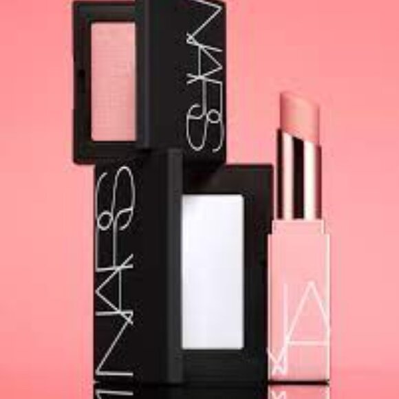 NIB ✅ NARS THE GLOW GETTER SET (Orgasm Blush, Lip Balm & Crystal Powder) ✨ NIB - Picture 1 of 12